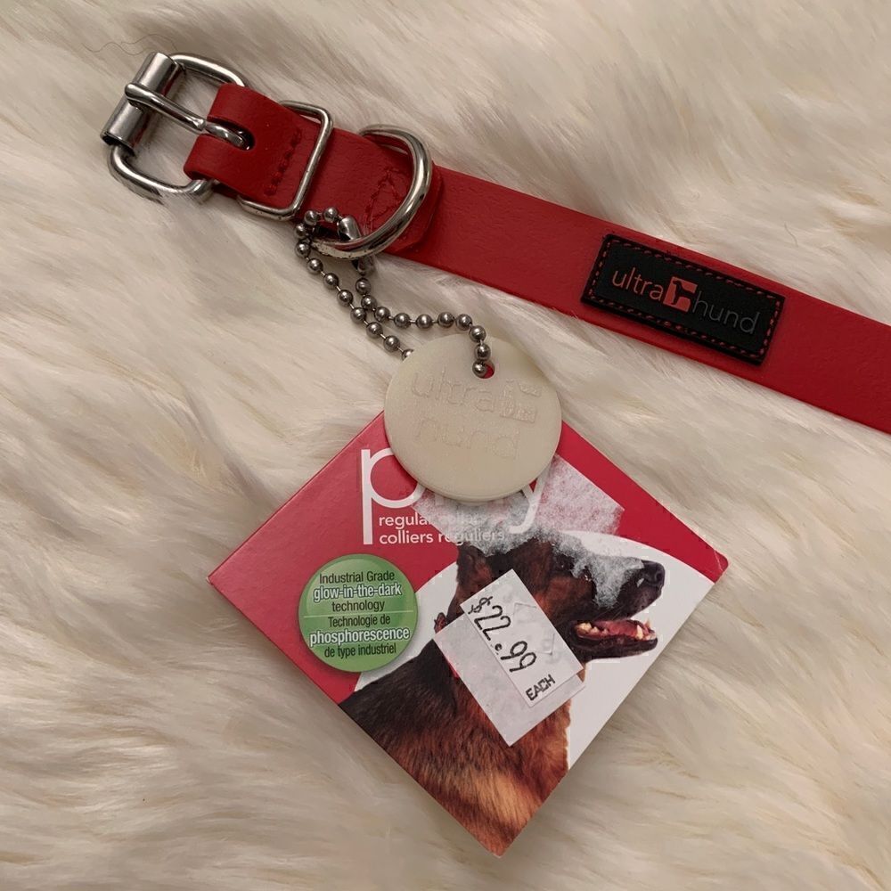 Red ultrahund Dog Collar (NWT)